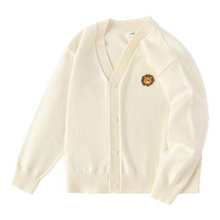 巴拉巴拉男童毛衣小童宝宝针织衫外套儿童开衫春秋款童装薄款上衣