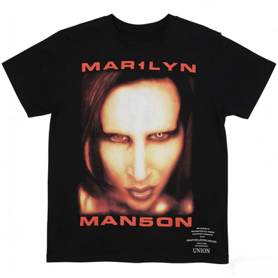 扁嘴伦高街玛丽莲曼森VTG短袖T恤