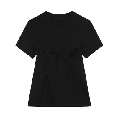 【扭扭乐】JNBY/江南布衣春秋T恤修身中弹宽松短袖上衣5O7112840