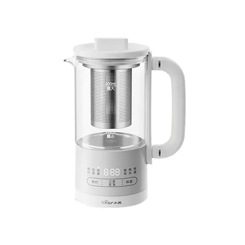 小熊养生壶办公室mini小型家用多功能玻璃烧水花茶壶煮茶器一人用