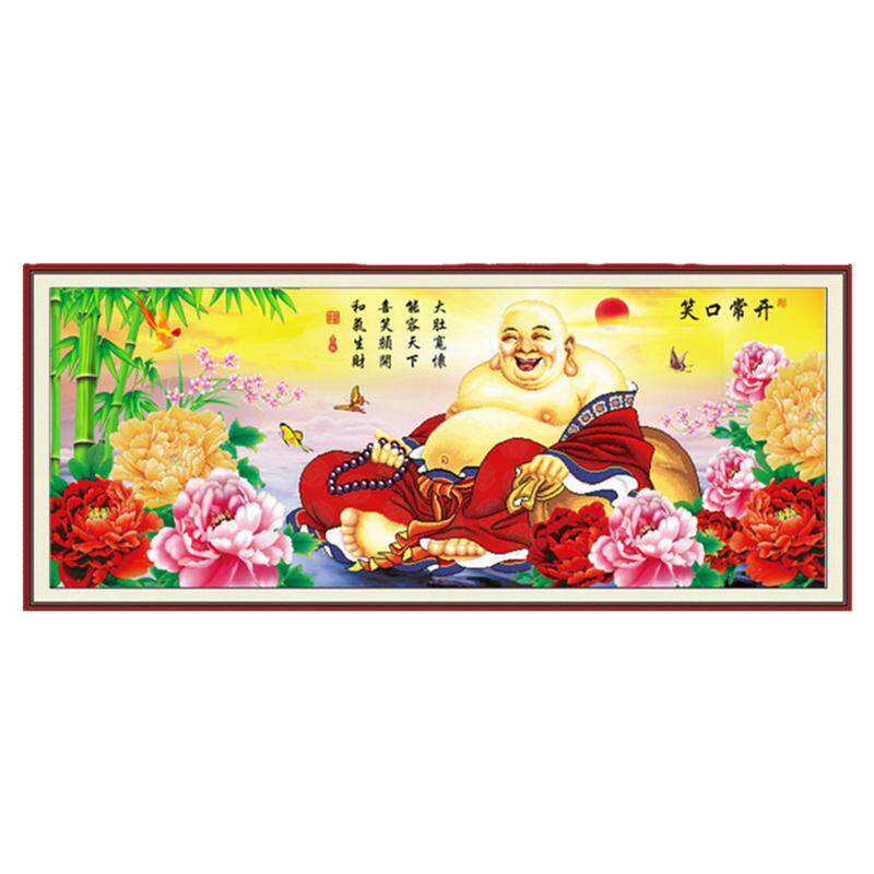 自己贴大肚弥勒佛钻石画佛像点钻十字绣2026新款笑口常开满钻砖绣