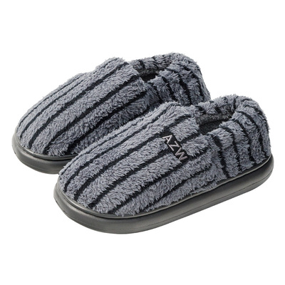 棉拖鞋男款冬季毛绒拖鞋室内