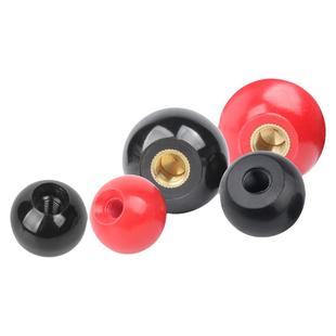 胶木球铜芯铁芯球机床手轮加长手柄套把手电木手轮圆球螺母M4-M16