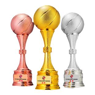 篮球足球定做金靴金银铜体育运动会足球比赛颁奖球赛金球奖树脂