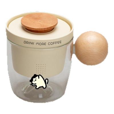 mimiye玻璃办公茶杯定制名字