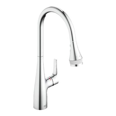 美标水龙头臻厨多功能抽拉厨房冷热水单把旋转水槽洗菜盆龙头