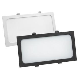 led格栅灯15x15铝网格吊顶双头10*20黑色葡萄架专用长方形筒灯