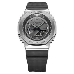 【新年礼物】卡西欧旗舰店GM-2100金属八角运动防水手表男G-SHOCK