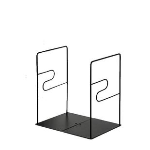 2片装书立书夹书靠书挡铁书架简易桌上夹书器简约学生用桌面课桌收纳放书的架子创意ins风挡板隔书立架摆书架