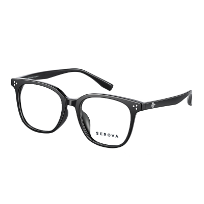 【白鹿同款】施洛华黑框眼镜素颜防蓝光女显脸小配近视度数 SF753