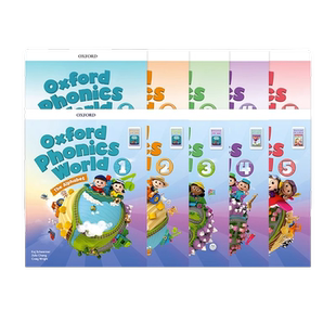 新版牛津自然拼读教材全集 Oxford Phonics World 1/2/3/4/5 phonics教材 opw自然拼读教材 少儿英语拼读学习 赠音视频 英文原版