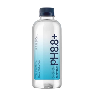 【心愿零食节】ELECTROX粒刻饮用天然苏打水pH8.8非矿泉整箱380mL