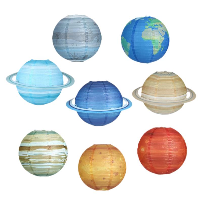 星球纸灯笼太空宇宙主题装扮