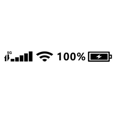 5GWIFI信号标志个性创意贴