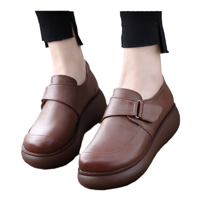 小码女鞋厚底真皮3233头层牛皮