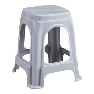 塑料凳子加厚家用成人餐桌椅子高板凳方凳胶登子熟料简约现代客厅