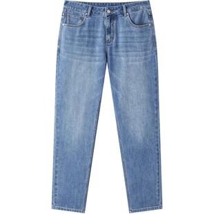 gxg.jeans男装 蓝色宽松经典水洗简约牛仔长裤男士 25年夏新品