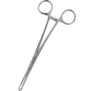 上海金钟医用组织钳不锈钢无镀层鼠齿钳爱丽丝钳布巾钳艾利斯钳