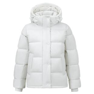 骆驼运动羽绒服鸭绒女2025冬季90绒子火山岩发热保暖连帽面包服女