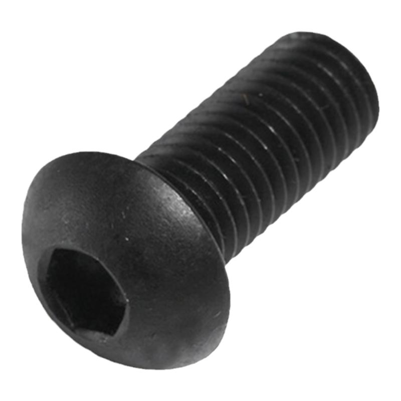 黑色316不锈钢圆头盘头内六角螺丝钉半圆杯蘑菇螺栓M3M4M5M6M8M10