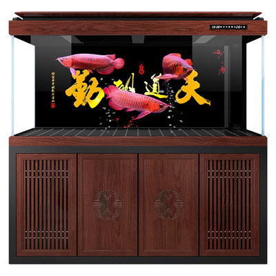 闽江鱼缸客厅家用大型超白玻璃