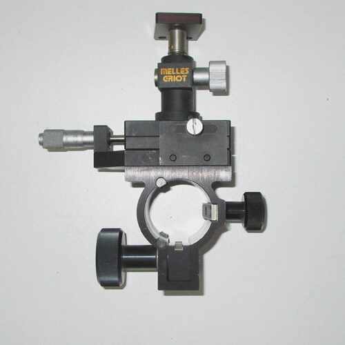 MELLES GRIOT 65mm x 65mm LINEAR STAGE W/ STAND CLAMP