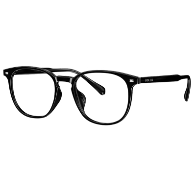 暴龙眼镜框男女方框板材透灰色