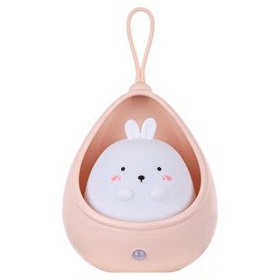 小兜家族智能人体感应灯可爱充电小夜灯橱柜衣柜过道床头睡眠壁灯