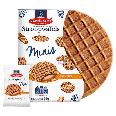 荷兰进口迷你焦糖味夹心华夫饼干