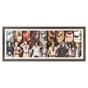 进击的巨人九大巨人3D立体画男友生日礼物动漫手办卧室装饰画挂画