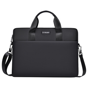 新款加厚减震棉单肩包手提包斜挎包电脑包14英寸15.6适用联想笔记本13苹果air15pro16华为M5M4M3防刮耐磨