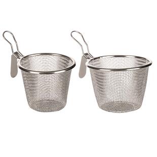 广意304不锈钢火锅漏勺家用挂壁式漏网涮肉捞面勺油炸过滤网