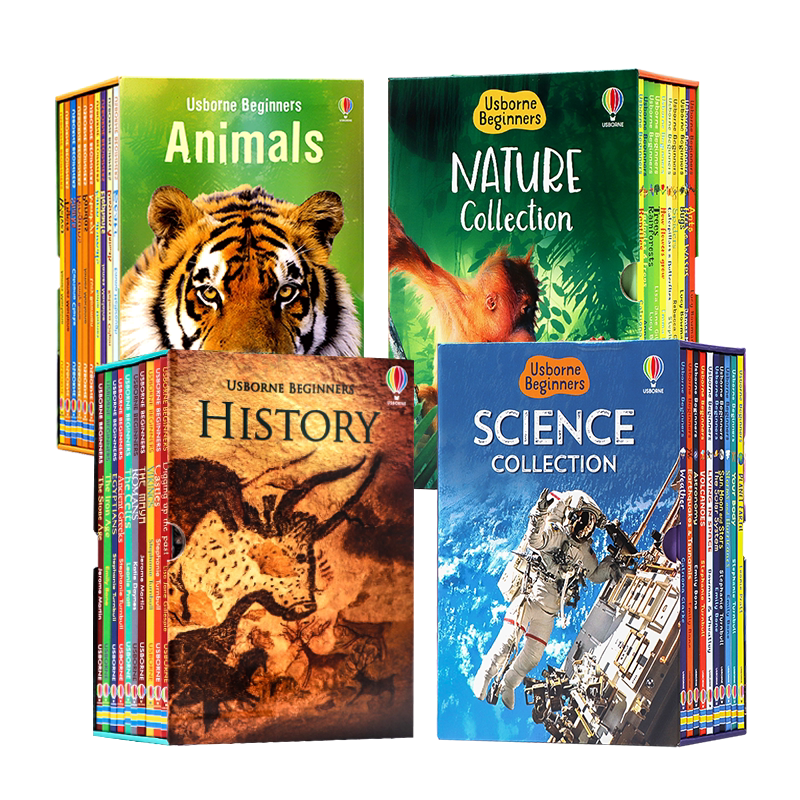 Usborne尤斯伯恩初学者系列初探科学/自然/历史/动物Beginners Science 10册套装 英文原版儿童绘本少儿科普 罗汉普顿大学推荐