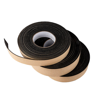 EPDM三元乙丙发泡条带背胶海绵条自粘橡胶条机柜电柜箱填缝密封条