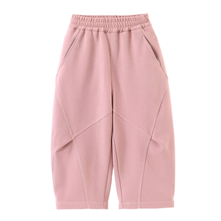 半度闲女大童宽松直筒裤秋装洋气25新款女孩秋季休闲运动长裤子潮