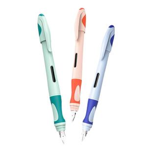 白雪SnowhiteFP505直液式练字钢笔可换墨囊墨胆EF尖三年级小学生专用练字正姿钢笔速干蓝色蓝黑手账钢笔套装