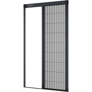 无下轨折叠推拉式纱门链条风琴易拆洗侧拉防蚊虫铝合金纱窗网定制