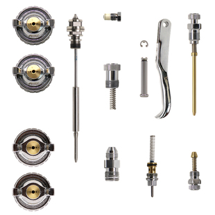 岩田原装W71 77密封针嘴帽配件枪针枪嘴雾化帽迫紧喷漆枪W71C77C