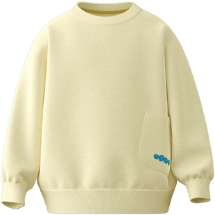 【糯米棉】papa爬爬新品秋季儿童卫衣男女童宽松圆领童装休闲上衣