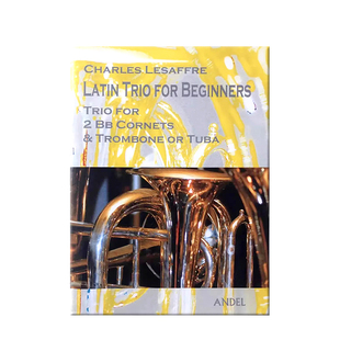 拉丁三重奏 勒萨弗尔 为初学者而作 室内乐重奏合奏 总分谱 售完下架 Andel原版乐谱书 Lesaffre Latin Trio for Beginners