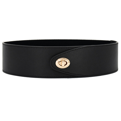 简约百搭真皮宽腰带女士装饰腰封