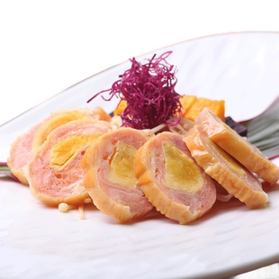 第一春蛋黄鸭卷酒店餐饮商用冷菜半成品食材特色凉菜小吃开袋即食