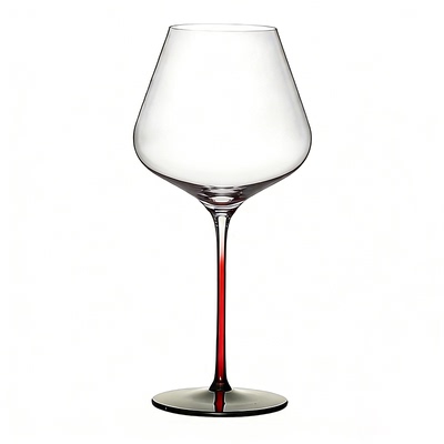 WineStar彩色杯杆水晶玻璃红酒杯
