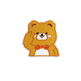 卡通自粘补丁贴羽绒服衣服裤子破洞高端免缝无痕修补刺绣图案布贴