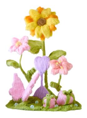 新款长毛绒花毛毛花橱窗装饰场景布置商业美陈列摄影拍摄道具摆件