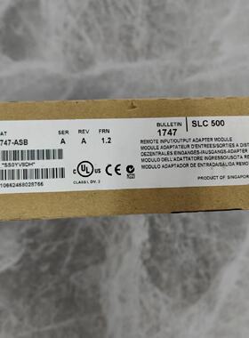 溢价-AB PLC 1747-ASB，实物图，看中