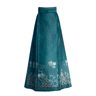 爱奇葩 原创【丹榴承瑞】马面裙2025新款女牡丹石榴设计通勤汉服