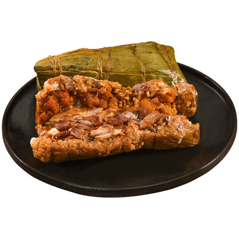 吉誉园七龙珠肉粽混合肉粽真空包装新鲜日期端午大粽子早餐速食装