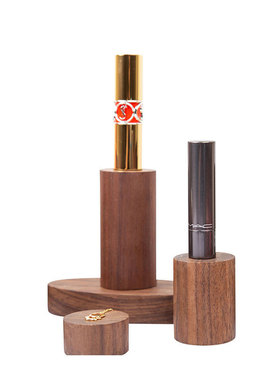 首饰底座摆件黑胡桃木