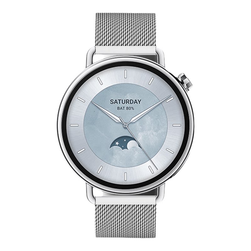 适用小米手表watchs5表带金属米兰尼斯磁吸腕带小米s4/s3/s2/s1智能手表替换带高级感运动男女舒适透气夏新款